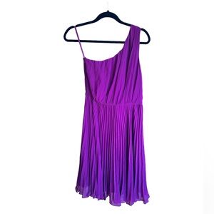 The Limited Purple One-Shoulder Dress - Size 4 - Brand New with Tags (No Belt)